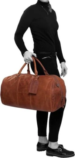 Chesterfield Leren Reistas / Weekendtas William - 40 Liter - Cognac 31 Chesterfield Leren Reistas / Weekendtas William - 40 Liter - Cognac -Bagage24 Winkel 569x1200 2