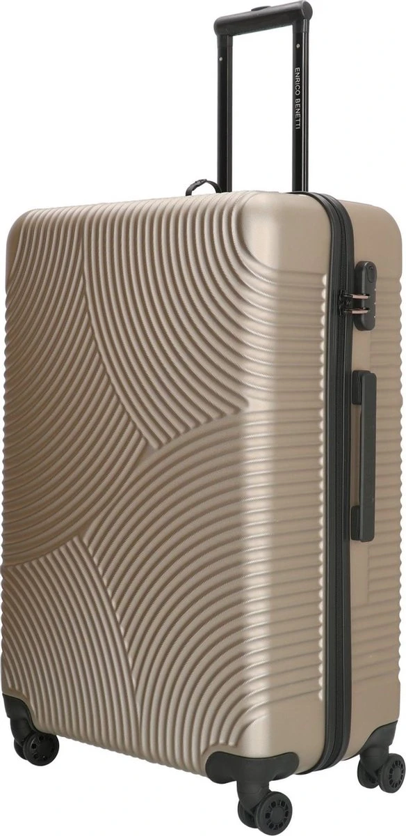 Enrico Benetti Louisville 39040 Driedelige Kofferset Hardcase ABS - Champagne 7 Enrico Benetti Louisville 39040 Driedelige Kofferset Hardcase ABS - Champagne - Afbeelding 5