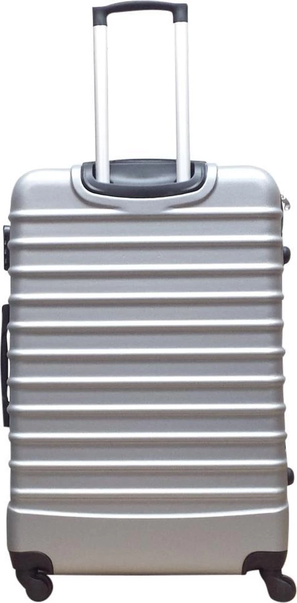 Castillo Quadrant 2 Delige ABS Kofferset (XL + S) - Zilver 4 Castillo Quadrant 2 Delige ABS Kofferset (XL + S) - Zilver - Afbeelding 2