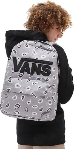 Vans New Skool Kids Rugzak Frost Grey -Bagage24 Winkel 596x1200 1