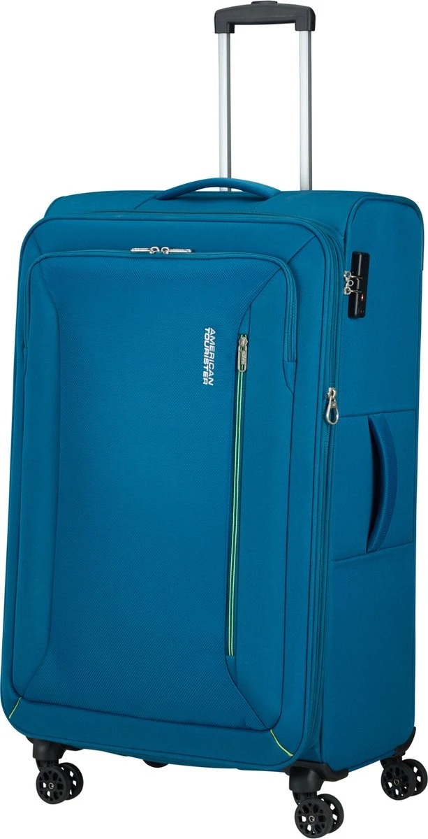 American Tourister Reiskoffer - Hyperspeed Spinner 80/30 Tsa Uitbreidbaar Deep Teal 8 American Tourister Reiskoffer - Hyperspeed Spinner 80/30 Tsa Uitbreidbaar Deep Teal - Afbeelding 6