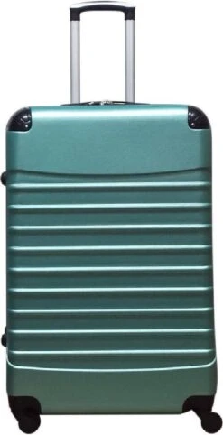 Castillo Quadrant 2 Delige ABS Kofferset (XL + S) - Lichtgroen -Bagage24 Winkel 615x1200