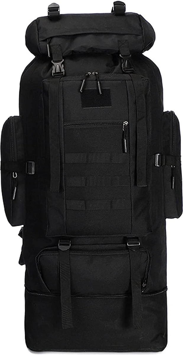 IBright XXL Tactical Backpack 100 Liter - Tactische Rugzak -Militaire Rugzak - Waterdicht - Zwart 5 IBright XXL Tactical Backpack 100 Liter - Tactische Rugzak -Militaire Rugzak - Waterdicht - Zwart - Afbeelding 3