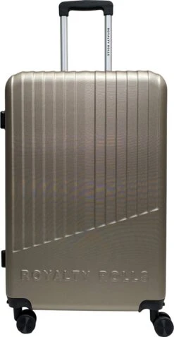 Royalty Rolls Amsterdam L Reiskoffer 74 Cm - 81 Liter - Champagne -Bagage24 Winkel 620x1200 2