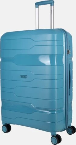 Decent ONE-CITY Large Koffer - 76 Cm - TSA Slot - Petrol -Bagage24 Winkel 627x1200