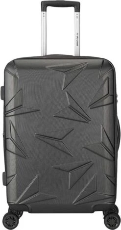 Decent Harde Koffer Q-LuxxHoogte > 67 Cm - Grijs -Bagage24 Winkel 632x1200