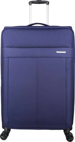 Decent D-Upright Large Koffer - 76 Cm Expandable - TSA Slot - Donkerblauw -Bagage24 Winkel 639x1200