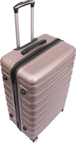 Tobeyz - Kofferset - 3-delig Lichtbruin Handbagage - Verrijdbaar Op 4 Wielen - Stevig ABS - Lichtgewicht, Trolley -Bagage24 Winkel 640x1200