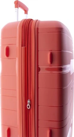 Gladiator Boxing Middelgrote Koffer Expandable 67 Cm 70/80 Liter TSA Slot - Koraalrood -Bagage24 Winkel 650x1200