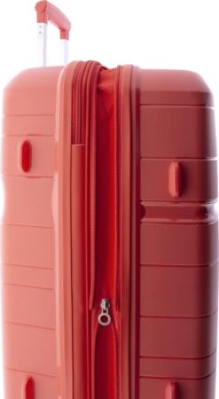 Gladiator Boxing Middelgrote Koffer Expandable 67 Cm 70/80 Liter TSA Slot - Koraalrood -Bagage24 Winkel 659x1200