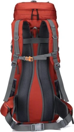 FlipFlop Feelings 70 Liter Backpack - Rood - Verstelbaar 60L Tot 80L - Rits Rondom - Opent Als Koffer - Gratis Regenhoes -Bagage24 Winkel 676x1200
