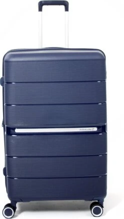 Attitudez EliteZ Reiskoffer Large Blauw 76cm - TSA-slot - Uitbreidbaar -Bagage24 Winkel 679x1200