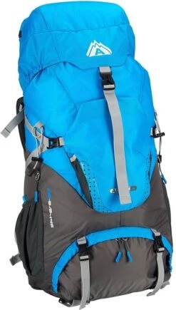 Abbey Rugzak Trekking Met Verstelsysteem - Sphere 60L - Antraciet/Grijs/Smaragd -Bagage24 Winkel 681x1200 3