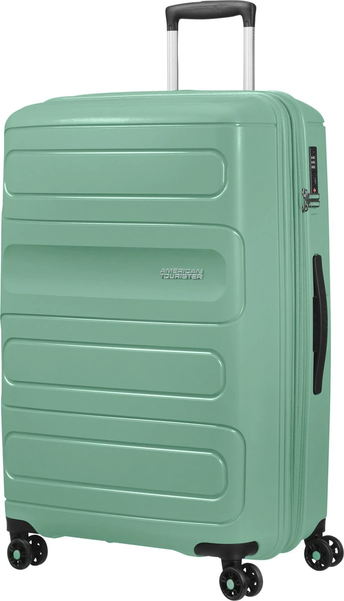 American Tourister Reiskoffer - Sunside Spinner 77/28 Uitbreidbaar (Large) Mineral Green 3 American Tourister Reiskoffer - Sunside Spinner 77/28 Uitbreidbaar (Large) Mineral Green