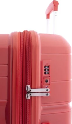 Gladiator Boxing Middelgrote Koffer Expandable 67 Cm 70/80 Liter TSA Slot - Koraalrood -Bagage24 Winkel 703x1200 1