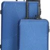 Enrico Benetti Louisville Kofferset Tweedelig - 39040-02 - Staalblauw -Bagage24 Winkel 712x1200