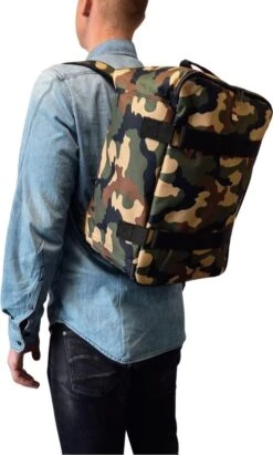 Handbagage Rugzak 31 Liter Backpack - Alle Vliegtuigmaatschappijen! - 45x35x20cm - Rugzak - Lichtgewicht - Camo