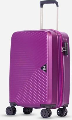 ©TROLLEYZ - Ibiza No.3 - Reiskoffer 69cm Met TSA Slot - Dubbele Wielen - 360° Spinners - 100% ABS - Reiskoffer In Dazzling Purple -Bagage24 Winkel 723x1200