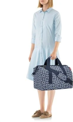 Reisenthel Allrounder L Reistas Sporttas - 30L - Signature Navy Blauw -Bagage24 Winkel 724x1200 1