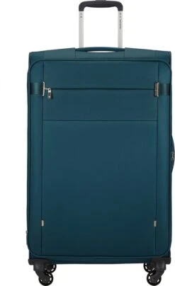 Samsonite Reiskoffer - Citybeat Spinner 78/29 Uitbreidbaar - Petrol Blue -Bagage24 Winkel 734x1200