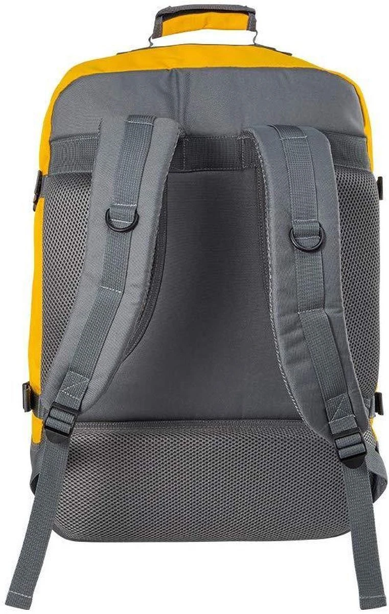 CabinMax Metz Reistas– Handbagage 44L- Rugzak – Schooltas - Backpack 55x40x20cm – Lichtgewicht - Vintage Geel (MZ V-YW) 9 CabinMax Metz Reistas– Handbagage 44L- Rugzak – Schooltas - Backpack 55x40x20cm – Lichtgewicht - Vintage Geel (MZ V-YW) - Afbeelding 7