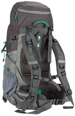 Abbey Rugzak Trekking Met Verstelsysteem - Sphere 60L - Antraciet/Grijs/Smaragd -Bagage24 Winkel 782x1200 2