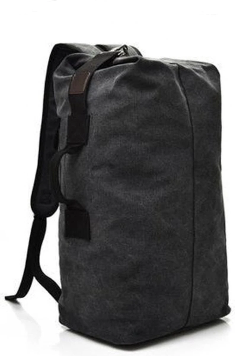 MIRO Luxe Backpack - Rugzak - Grote Capaciteit - Met Zip - 50 Liter - Zwart 3 MIRO Luxe Backpack - Rugzak - Grote Capaciteit - Met Zip - 50 Liter - Zwart