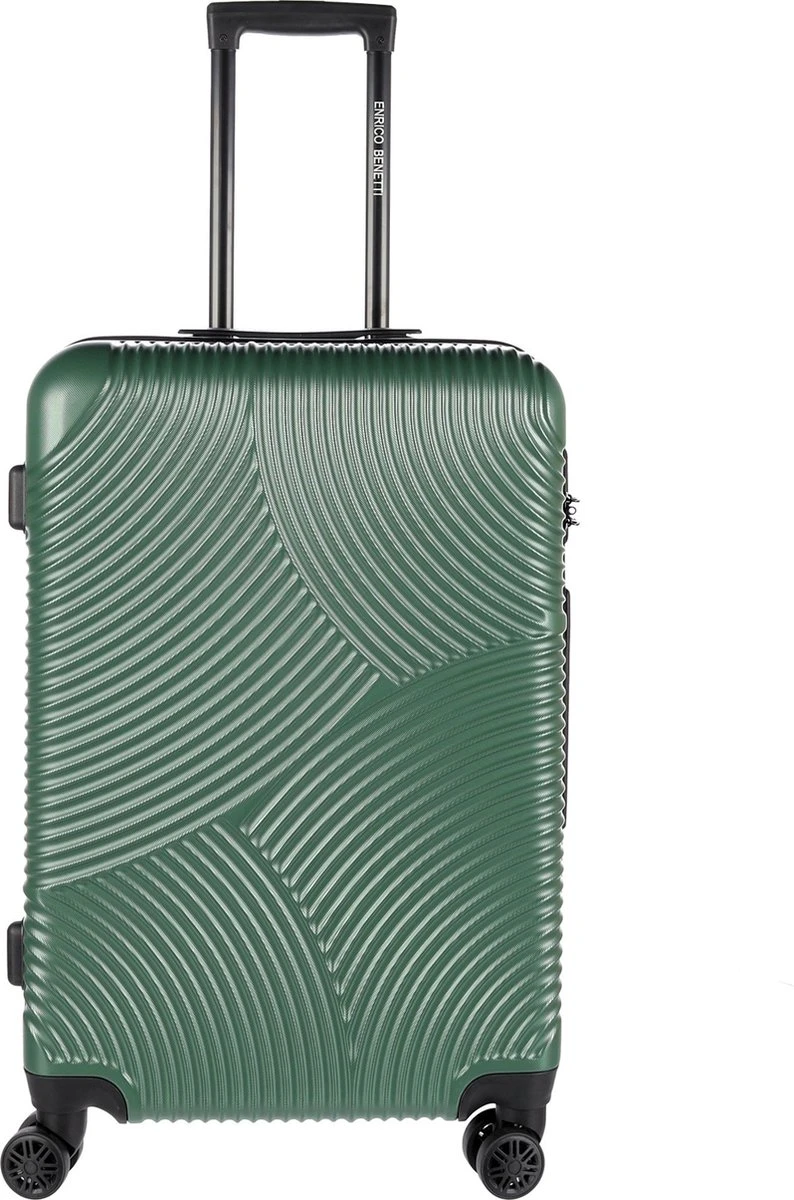 Enrico Benetti Louisville Driedelige Kofferset Hardcase - 39040 - Olijf 4 Enrico Benetti Louisville Driedelige Kofferset Hardcase - 39040 - Olijf - Afbeelding 2
