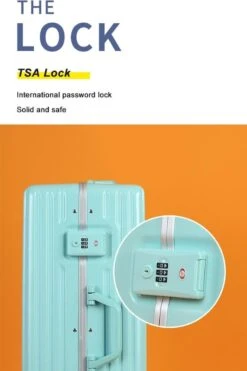 TOP AA Reis Kofferset - Trolleyset 3-delig Met TSA Slot Aluminum Frame, Kleine Cabine En Groot, ABS Luggage, (20+24+28 Inches 3 Pc Set), Roze/pink -Bagage24 Winkel 798x1200