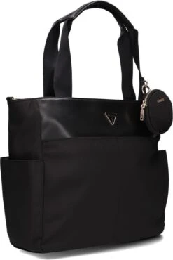 Guess Reistas / Weekendtas - 32 X 44 X 7 Cm - 10 Liter - Eco Gemma - Zwart -Bagage24 Winkel 802x1200 5