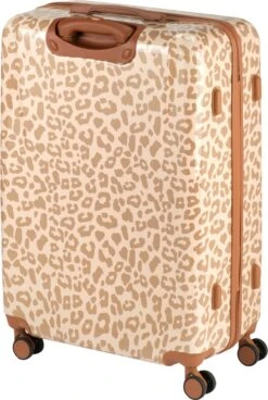 Princess Traveller Leopard - Reiskoffer - Crème/Taupe - L - 76cm -Bagage24 Winkel 806x1200 2