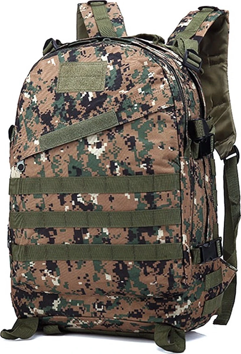 RAMBUX® - Backpack - Militair Tactisch - Desert Techno - Wandelrugzak - Rugtas - Rugzak - 55 Liter 4 RAMBUX® - Backpack - Militair Tactisch - Desert Techno - Wandelrugzak - Rugtas - Rugzak - 55 Liter - Afbeelding 2