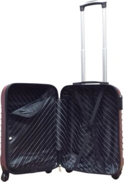 Castillo Quadrant 2 Delige ABS Kofferset (XL + S) - Rosé Gold -Bagage24 Winkel 821x1200 1