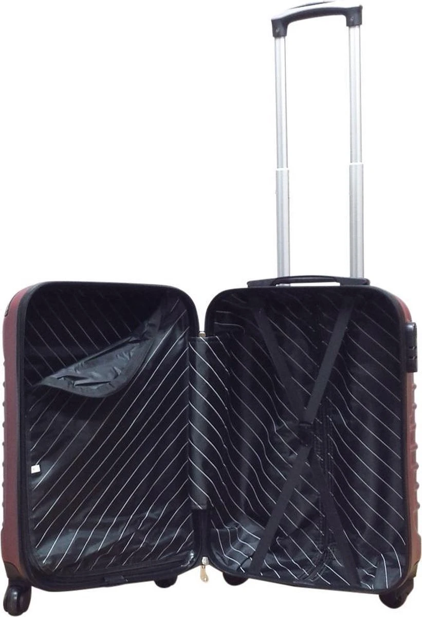 Castillo Quadrant 2 Delige ABS Kofferset (XL + S) - Zilver 6 Castillo Quadrant 2 Delige ABS Kofferset (XL + S) - Zilver - Afbeelding 4