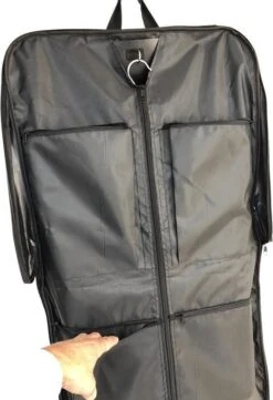 Luxe Mantel Togahoes - Toga - Handbagage Reistas - Kostuumtas - Kledingtas - 177 Cm Opvouwbaar -Bagage24 Winkel 822x1200