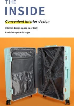 TOP AA Reis Kofferset - Trolleyset 3-delig Met TSA Slot Aluminum Frame, Kleine Cabine En Groot, ABS Luggage, (20+24+28 Inches 3 Pc Set), Roze/pink -Bagage24 Winkel 836x1200