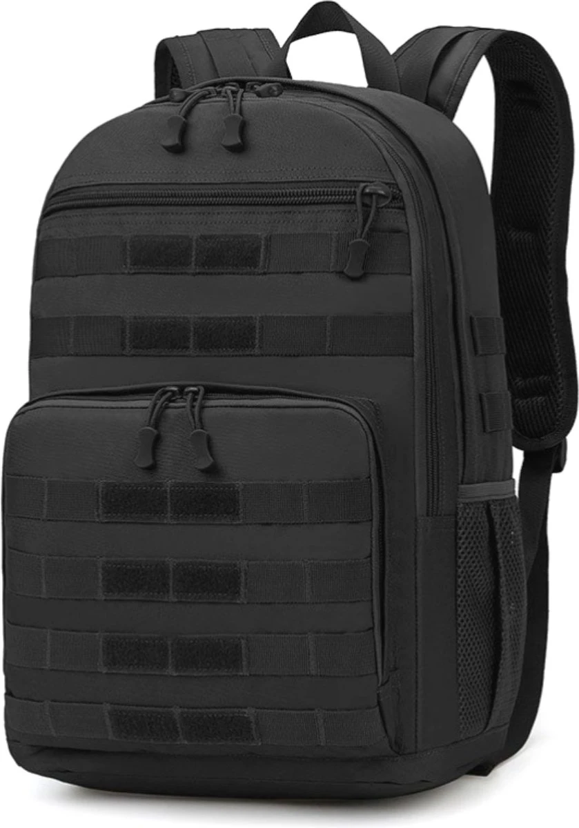 Waterdichte Rugzak - Hybride Tactical Backpack - Reistas Handbagage - Wandelrugzak - Grote Schooltas Zwart 3 Waterdichte Rugzak - Hybride Tactical Backpack - Reistas Handbagage - Wandelrugzak - Grote Schooltas Zwart