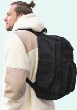 Waterdichte Rugzak - Hybride Tactical Backpack - Reistas Handbagage - Wandelrugzak - Grote Schooltas Zwart 19 Waterdichte Rugzak - Hybride Tactical Backpack - Reistas Handbagage - Wandelrugzak - Grote Schooltas Zwart -Bagage24 Winkel 843x1200