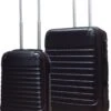 Castillo Quadrant - 2 Delige ABS Kofferset - Zwart 2 Castillo Quadrant - 2 Delige ABS Kofferset - Zwart -Bagage24 Winkel 891x1200