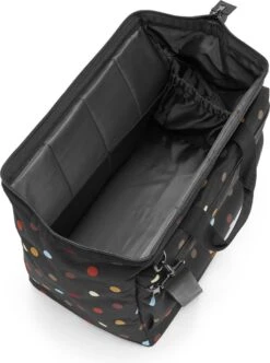Reisenthel Allrounder L Pocket Reistas - 32L - Dots Zwart -Bagage24 Winkel 892x1200 1