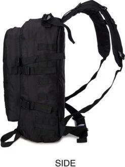 Leger Rugzak Zwart- Waterdichte Zwarte Rugzak - Outdoor - Kamperen - Backpack -Bagage24 Winkel 898x1200