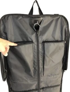 Luxe Mantel Togahoes - Toga - Handbagage Reistas - Kostuumtas - Kledingtas - 177 Cm Opvouwbaar -Bagage24 Winkel 914x1200 2