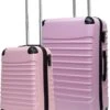 Castillo Quadrant 2 Delige ABS Kofferset (XL+S) - Soft Pink 2 Castillo Quadrant 2 Delige ABS Kofferset (XL+S) - Soft Pink -Bagage24 Winkel 917x1200