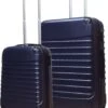 Castillo Quadrant 2 Delige ABS Kofferset (XL + S) - Donkerblauw -Bagage24 Winkel 935x1200