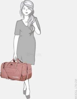 Travelite Reistas / Weekendtas 30 X 55 X 30 Cm - Kick Off - Roze -Bagage24 Winkel 935x1200 2
