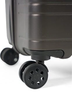 ©TROLLEYZ - Amsterdam No.9 - Kofferset 2 Delig - 55cm+78cm Met TSA Slot - Dubbele Wielen - 360° Spinners - 100% ABS - Reiskoffers In Cloudy Grey -Bagage24 Winkel 939x1200 2