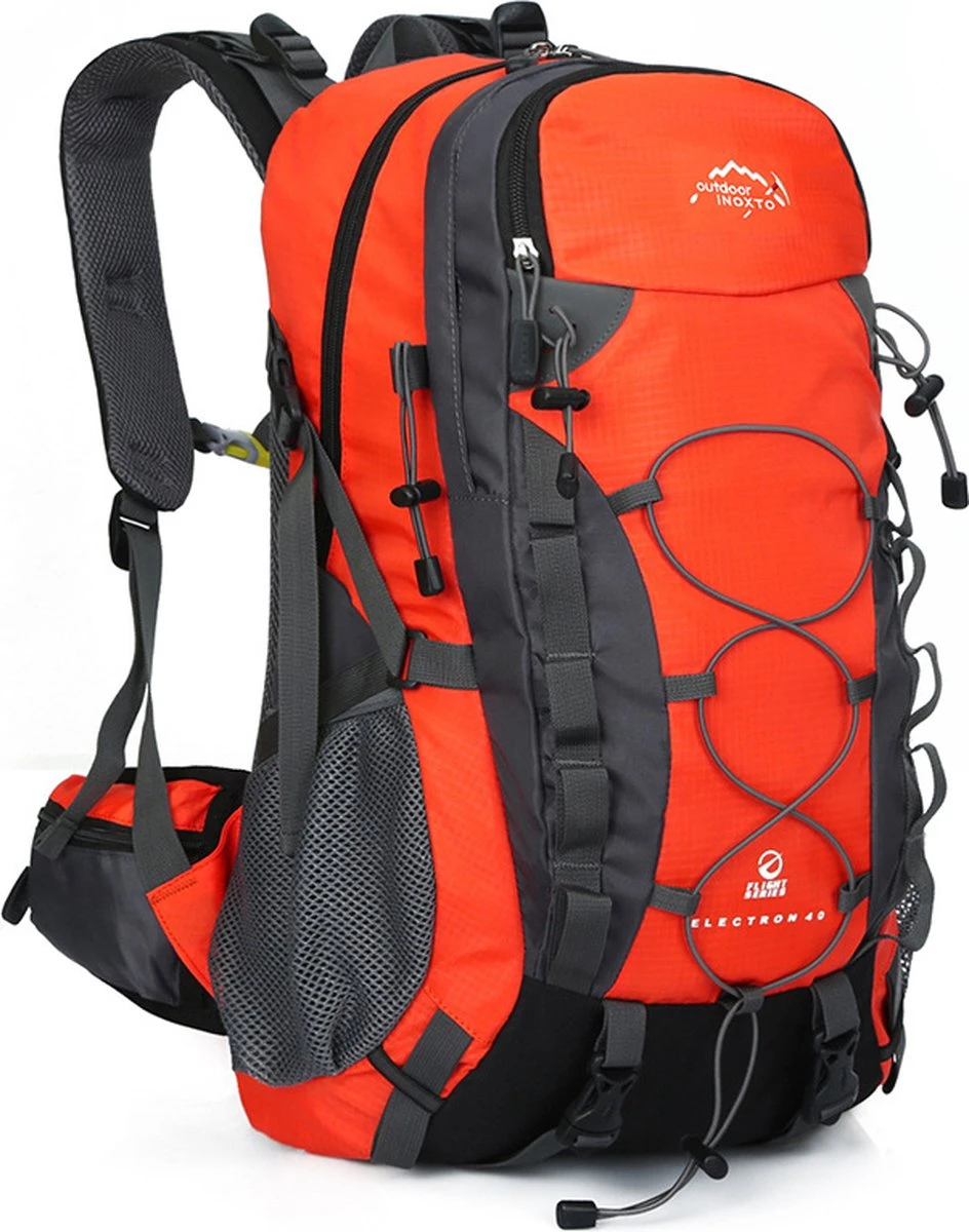 Merkloos Backpack - Outdoor Local Lion - Rugzak - 40 Liter - Oranje 2 Merkloos Backpack - Outdoor Local Lion - Rugzak - 40 Liter - Oranje