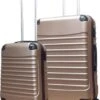 Castillo Quadrant 2 Delige ABS Kofferset (XL + S) - Champagne 1 Castillo Quadrant 2 Delige ABS Kofferset (XL + S) - Champagne -Bagage24 Winkel 945x1200