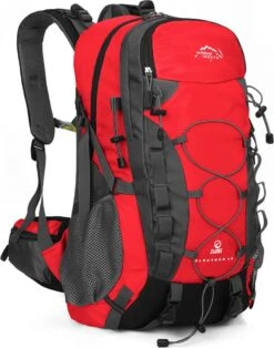 Merkloos Backpack - Outdoor Local Lion - Rugzak - 40 Liter - Rood