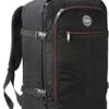 CabinMax Metz Reistas– Handbagage 44L- Rugzak – Schooltas - Backpack 55x40x20cm – Lichtgewicht - Zwart (MZ BK/RD) -Bagage24 Winkel 951x1200 1